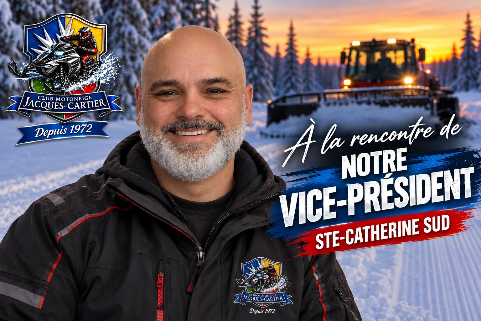 Visuel de présentation : À la rencontre de notre vice-président du secteur Sainte-Catherine Sud