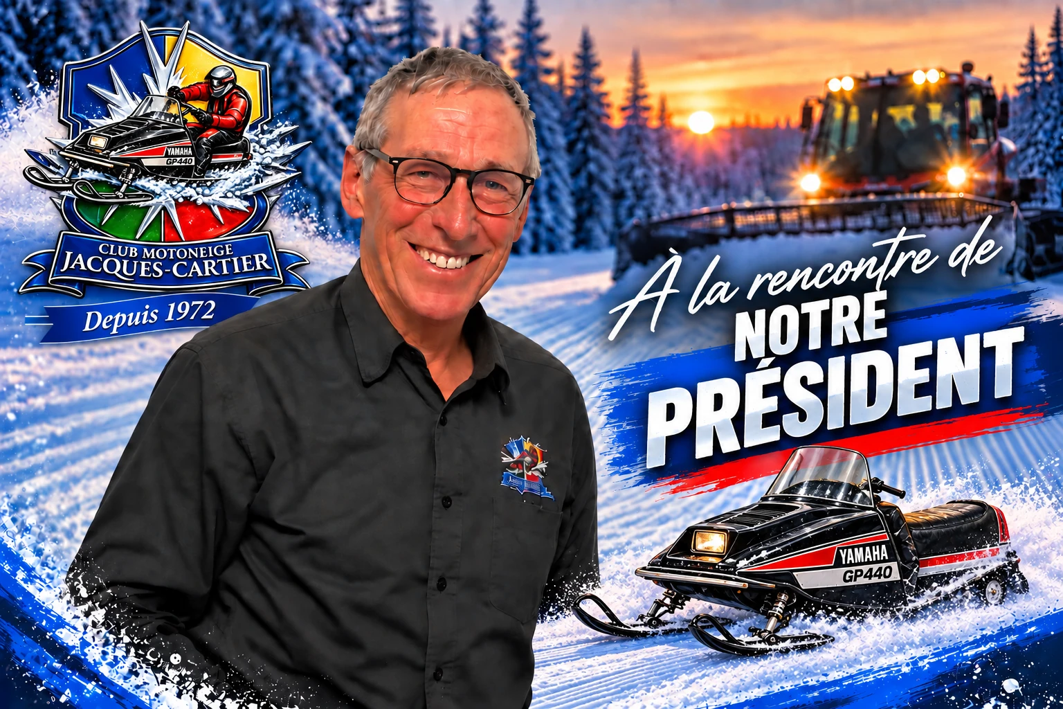 Visuel de présentation : À la rencontre de notre président Pierre Petitclerc