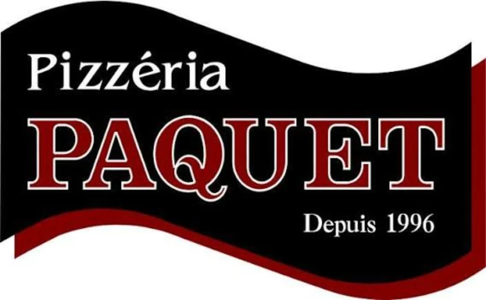 Logo de Pizzéria Paquet, depuis 1996