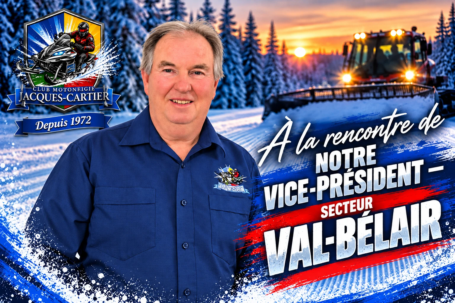 À la rencontre de Roger Raiche, vice-président du secteur Val-Bélair
