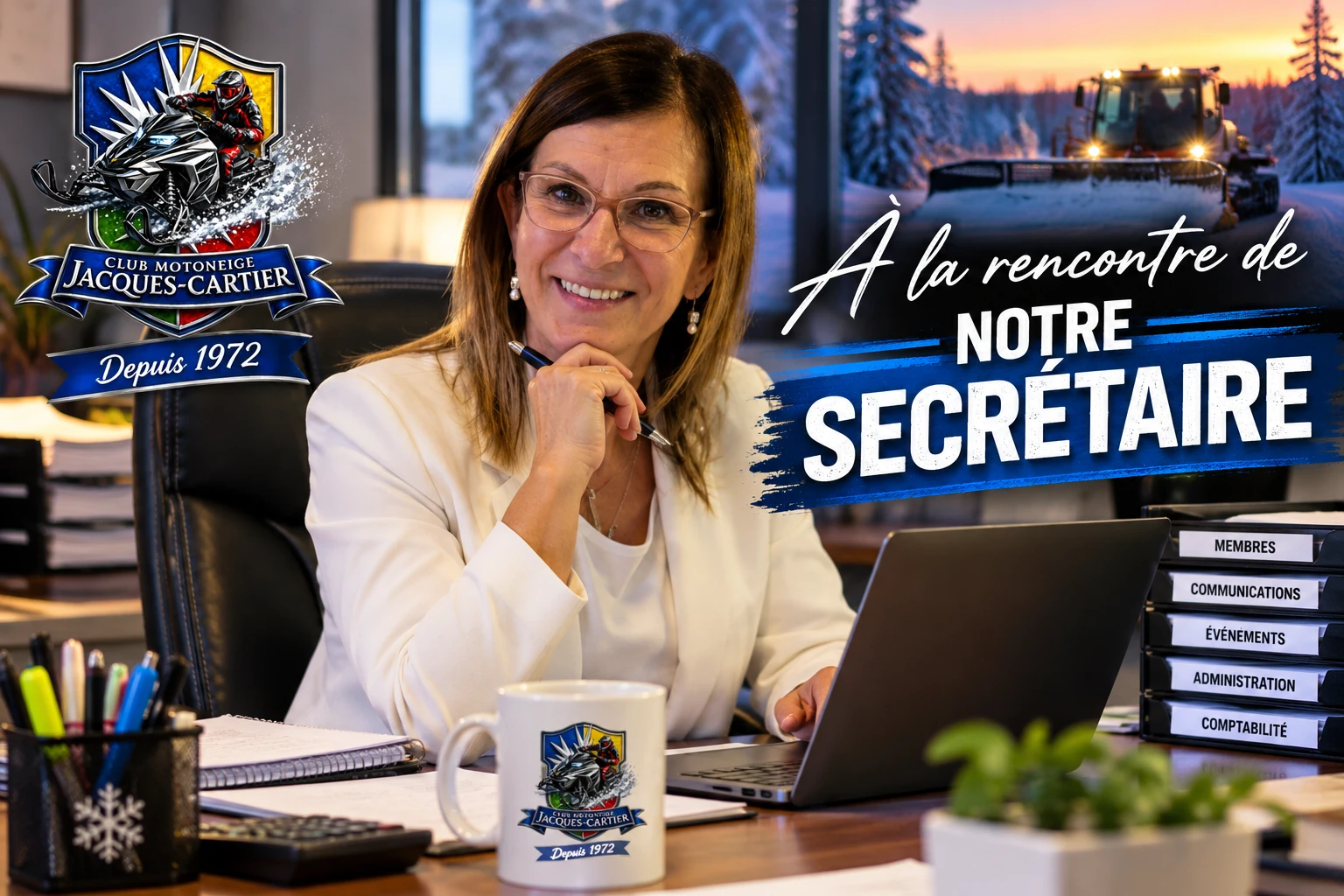 Visuel de présentation : À la rencontre de notre secrétaire